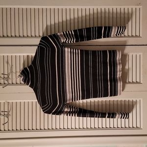 Stripped Turtleneck Sweater